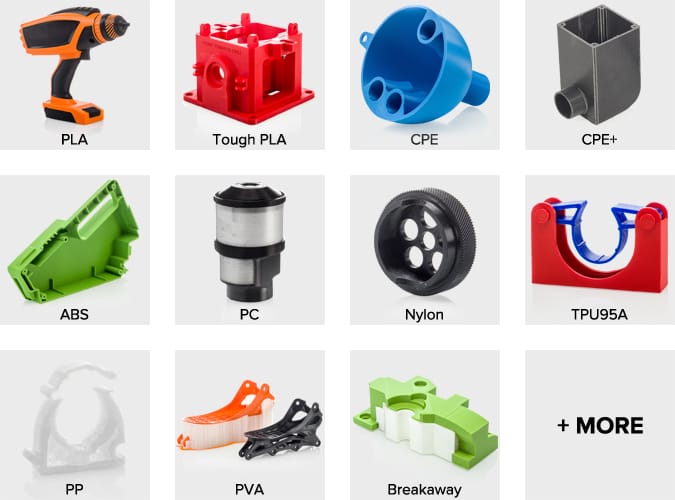Ultimaker materijali za 3D printanje – potpuna paleta filamenata Razni Ultimaker materijali za 3D printanje – prikaz dostupnih filamenata