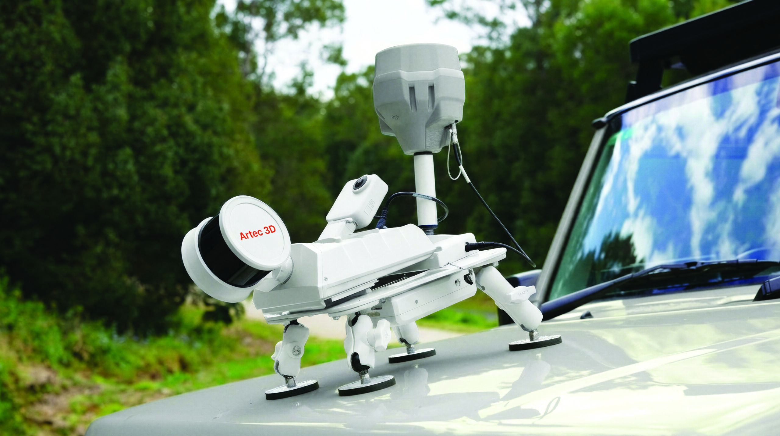 Artec Jet LiDAR 3D skener montiran na vozilo za mapiranje infrastrukture