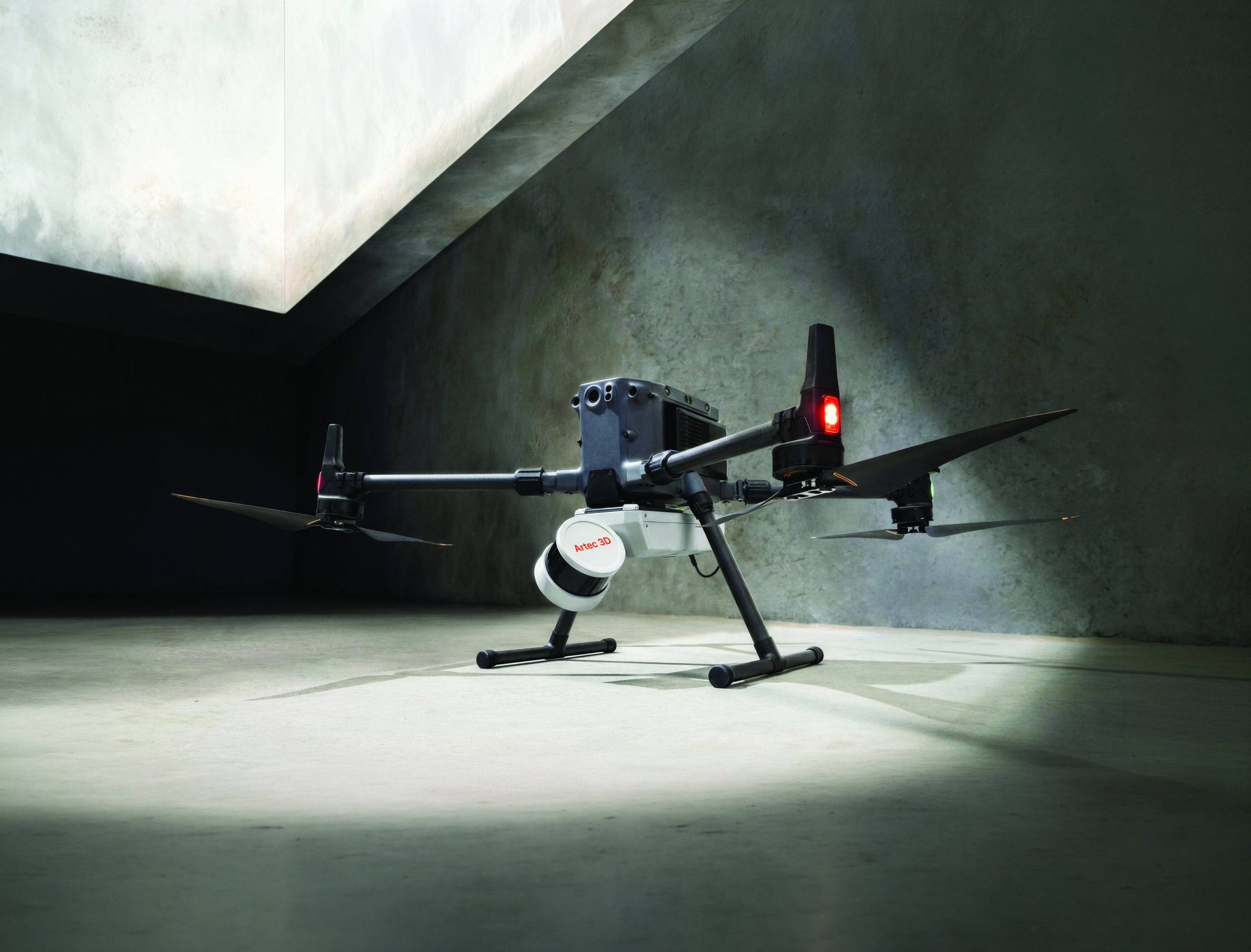 Artec Jet SLAM LiDAR skener montiran na dron za 3D mapiranje