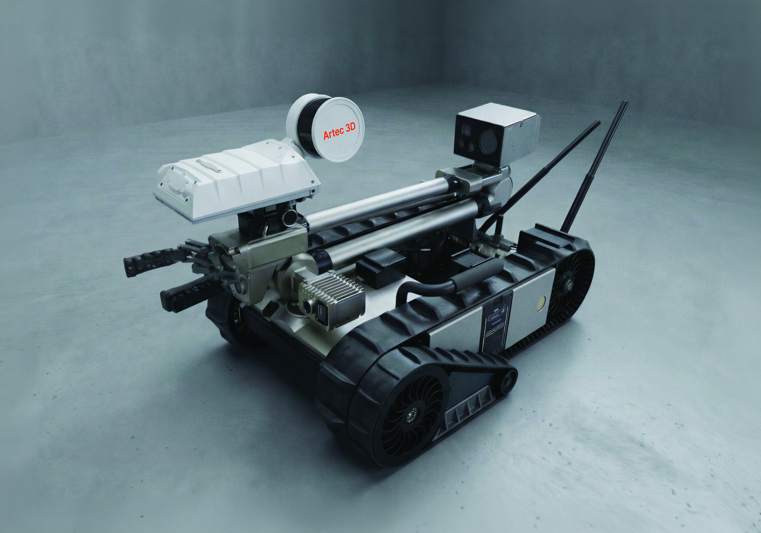 Artec Jet SLAM LiDAR skener montiran na robota za 3D mapiranje