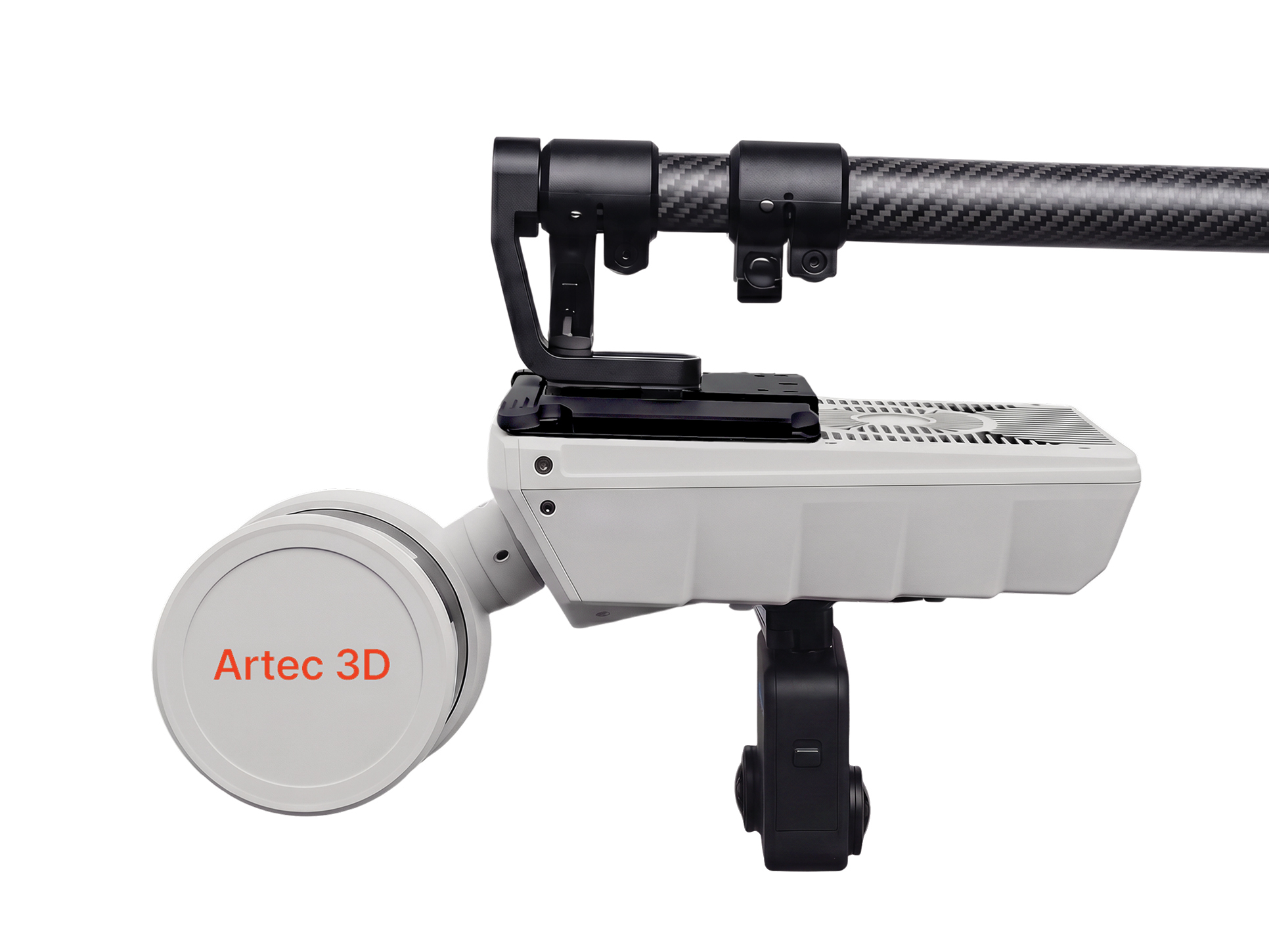 Artec Jet na teleskopskoj šipci za LiDAR 3D skeniranje visokih prostora